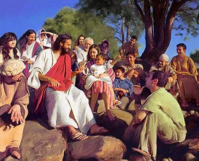 Jesus called a little child (person) unto Him