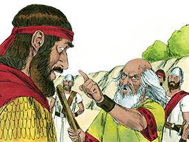 When you were little in your own sight, were you not made the head of the tribes of Israel?