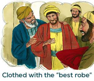 The "best robe" not only made the son suitable to his father, but it made him conscious of his acceptance with the father