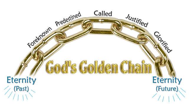 God's purposes for His believers are like a golden chain stretching from eternity past to eternity future.