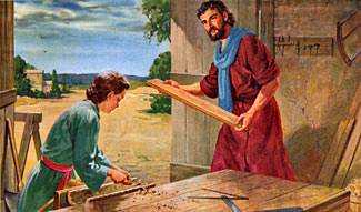 Joseph was a carpenter, and Jesus learned the trade of carpentry from him.
