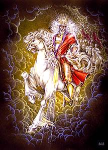 Now I saw heaven opened, and behold, a white horse. And He who sat on him was called Faithful and True.