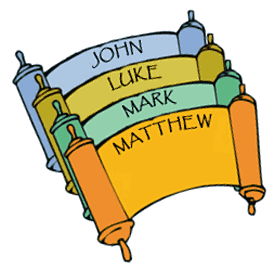 These books in the Bible are called "the gospels," and they are named after the four men whom God chose to write them — Matthew, Mark, Luke, and John.