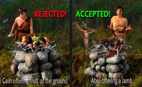 The Bible says that God accepted Abel's offering, but He rejected Cain's offering.