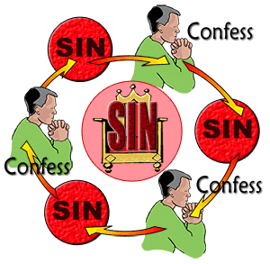 The problem is that we are under the power of sin