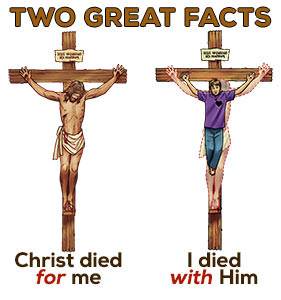 Christ died for us, and we died with Him. These are two great facts which are true of every Christian.