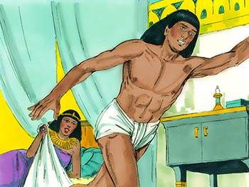 This is what Joseph did when he was tempted by an evil woman.