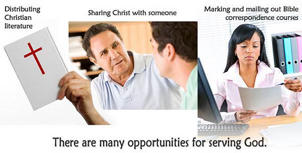 God provides opportunities for every believer to serve Him