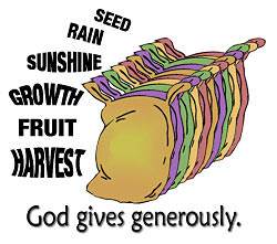 When God gives, He gives bountifully.