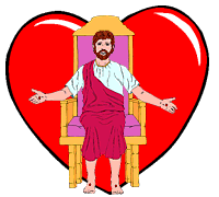 Christ is to be on the throne of our heart