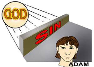 When Adam sinned, he was cut off from the life of God