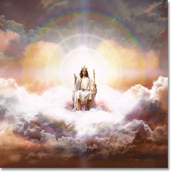 jesus in heaven images