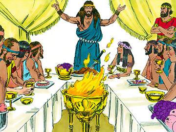 The feast which accompanied Samson’s marriage