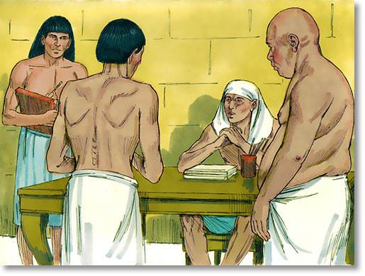 Joseph is able to interpret the dreams of Pharaoh’s butler and baker