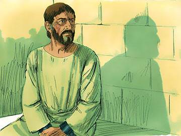 The apostle Paul, while in prison at Caesarea