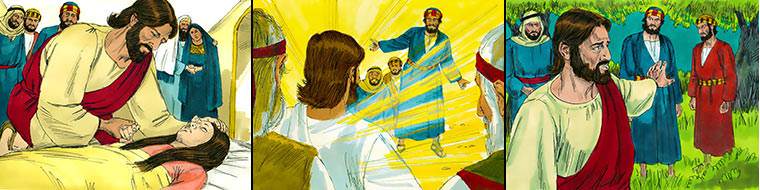 all three occasions when Jesus took Peter, James and John apart