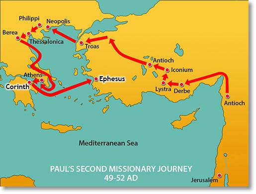 when Paul left Corinth, after spending a considerable time there, Priscilla and Aquila accompanied him as far as Ephesus
