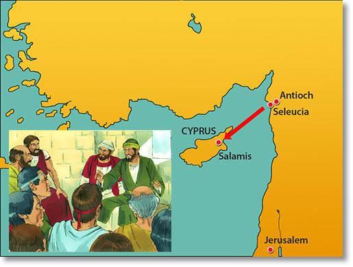 Barnabas and Saul were commissioned by the church at Antioch and sent out on the first pioneering missionary journey