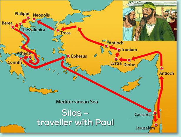 Paul chose Silas to accompany him on his second missionary journey