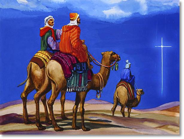 The men brought their camels