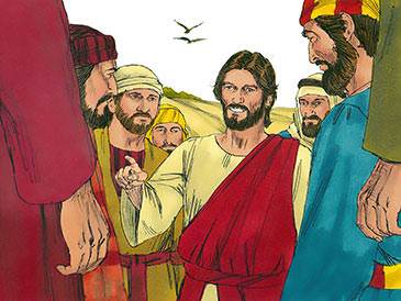 Jesus saw their anxious, worried faces
