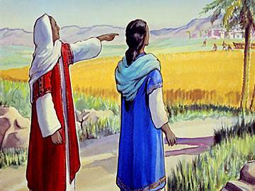 Ruth wanted to be a gleaner, and Naomi said, "Go, my daughter."