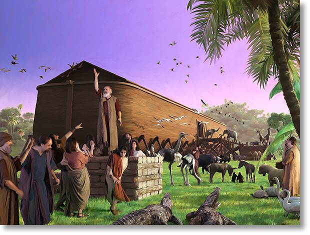 God instructed Noah to build an ark