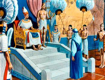 Moses and Aaron delivered God's message to Pharaoh