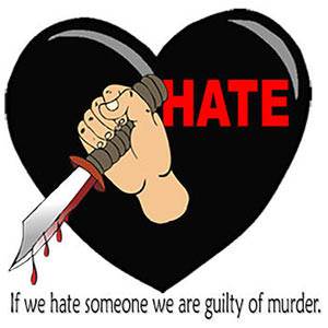 God says that if we hate someone, we are guilty of breaking this commandment