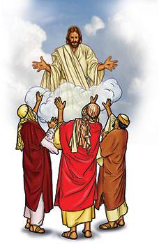 Jesús ascendió al cielo (graphic by Stephen Bates)