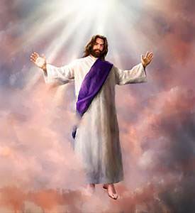El Señor Jesús dejó la tierra con su cuerpo glorificado y resucitado y pasando por las nubes, regresó al Cielo