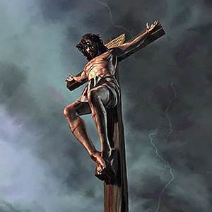 Jésus qui est mort sur la croix