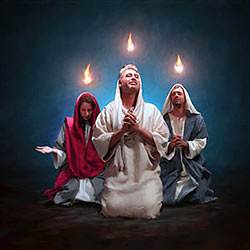 Le jour de la Pentecôte, les disciples ont été remplis du Saint-Esprit.