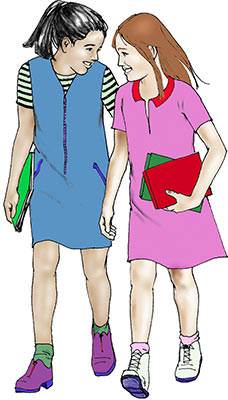 That afternoon Maria and Susan left school together.