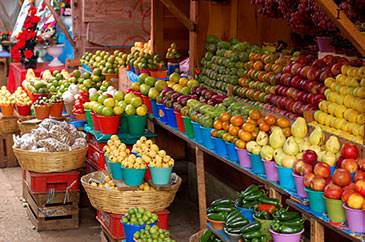 the fruitstand down the street