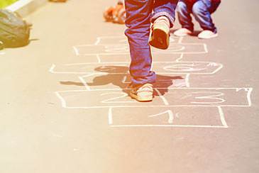 hopscotch on the street