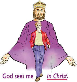 God sees me in Christ