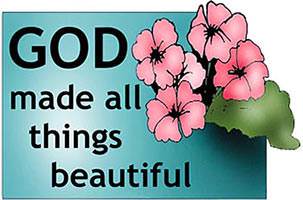 GOD made all things beautiful