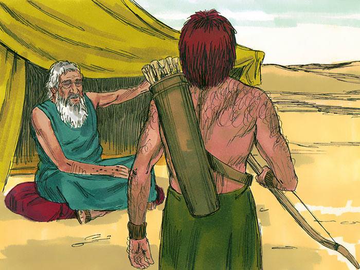 Isaac sent Esau to go hunting