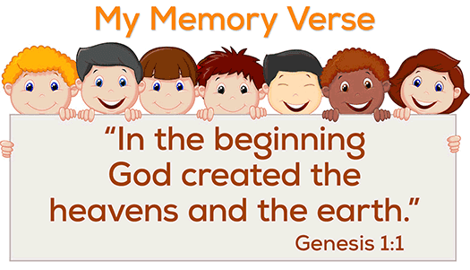 Genesis 1:1 memory verse