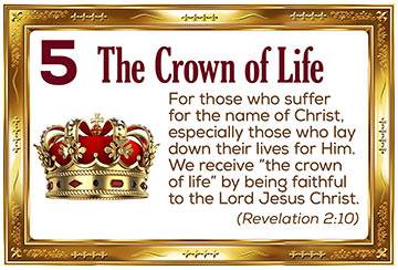 5. The Crown of Life (Revelation 2:10)