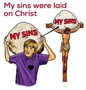 my sins were laid on Christ