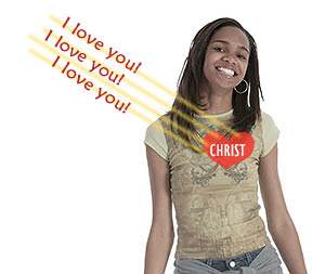Through the Holy Spirit, God is saying to me, I love you! I love you! I love you!