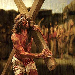 Jesus humbled Himself and went down, down, down — even to die a criminal's death on the cross