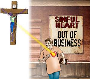 In order to save us completely, God had to put the "sin factory" out of business