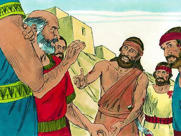 Gideon sends messengers to the Ephraimites