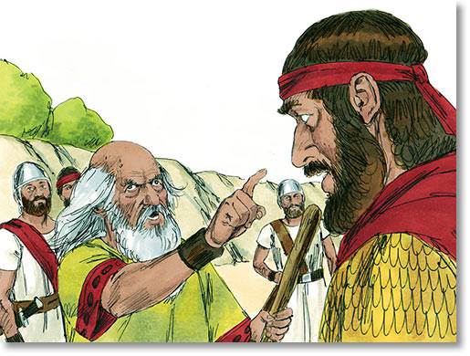 Samuel rebukes Saul for his presumption