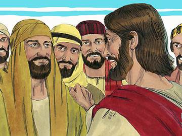 Jesus encourages John’s disciples to carry back to John the news