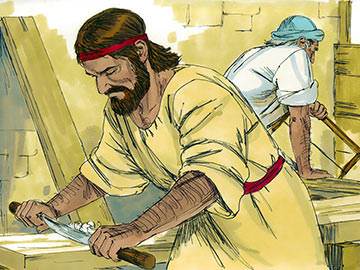 Joseph, the father of the family, was a carpenter