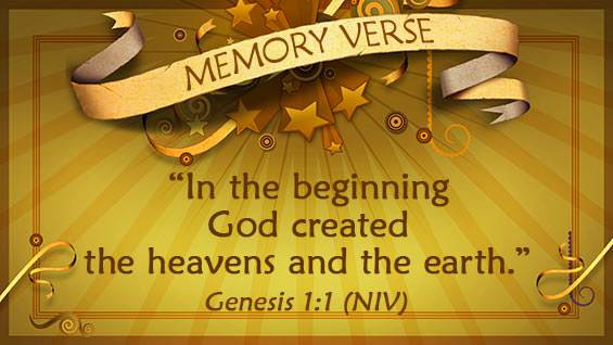 Memory Verse: Genesis 1:1